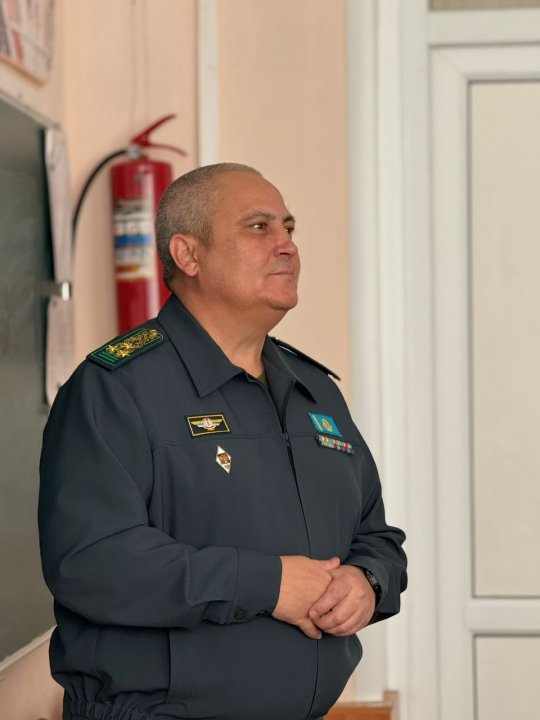 Встреча с Сатымбаевым Русланом Женисовичем, начальником управления охраны границы Департамента КНБ Республики Казахстан по Восточно-Казахстанской области, полковником