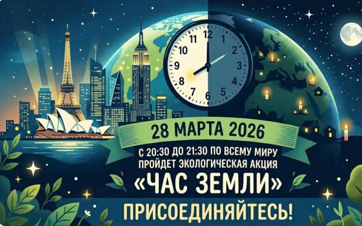 🌍 Час Земли — маленький шаг к большому будущему