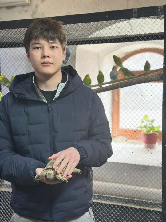 ученик 8 класса Уражанов Айбар принял участие в городской эколого-орнитологической акции «Здравствуйте, птицы» 🐦